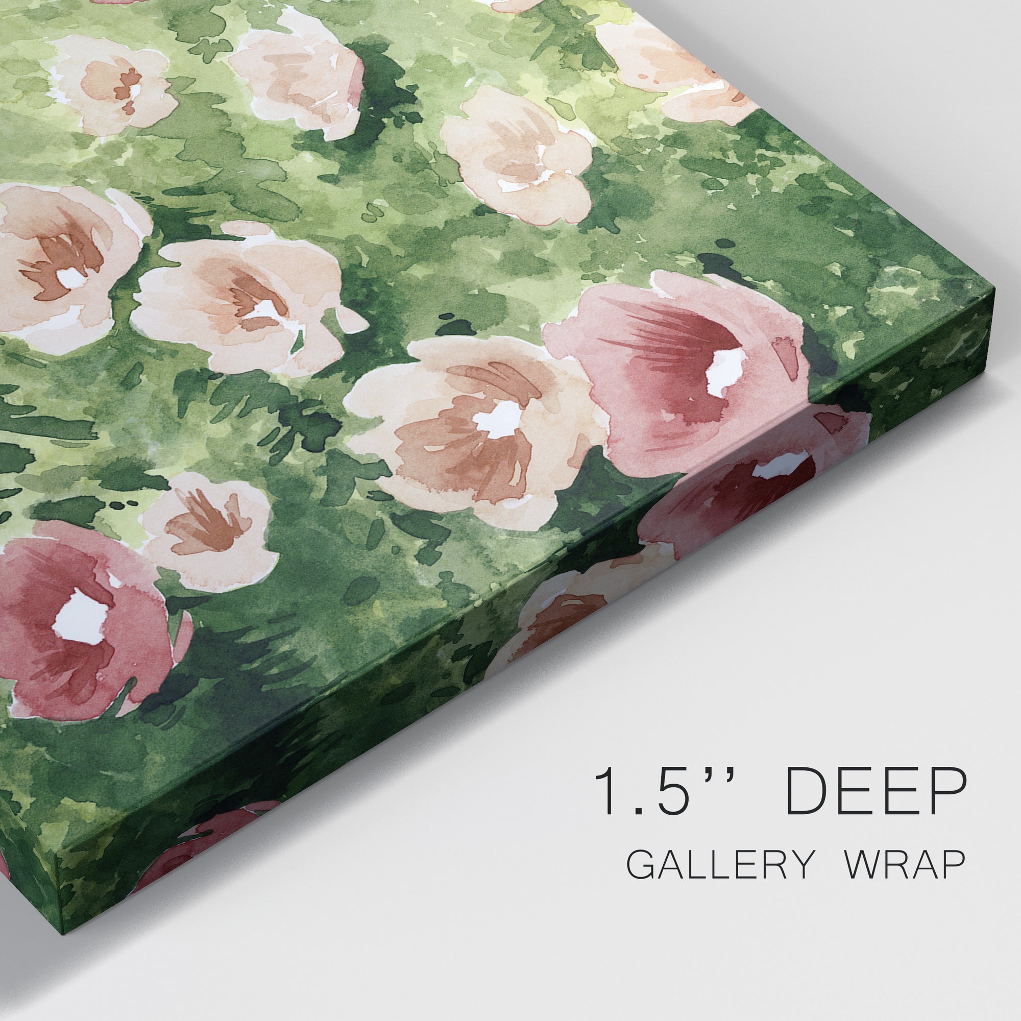 Sunlit Flora I Premium Gallery Wrapped Canvas - Ready to Hang