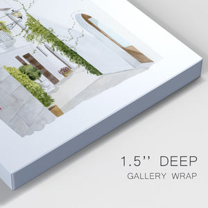 Bougainvilla Alley II - Canvas Art Print