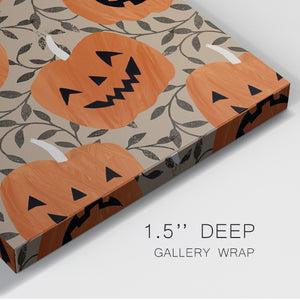 Graphic Halloween Collection F-Premium Gallery Wrapped Canvas - Ready to Hang