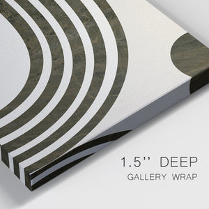 Tubular Abstract I Premium Gallery Wrapped Canvas - Ready to Hang - Set of 2 - 8 x 12 Each