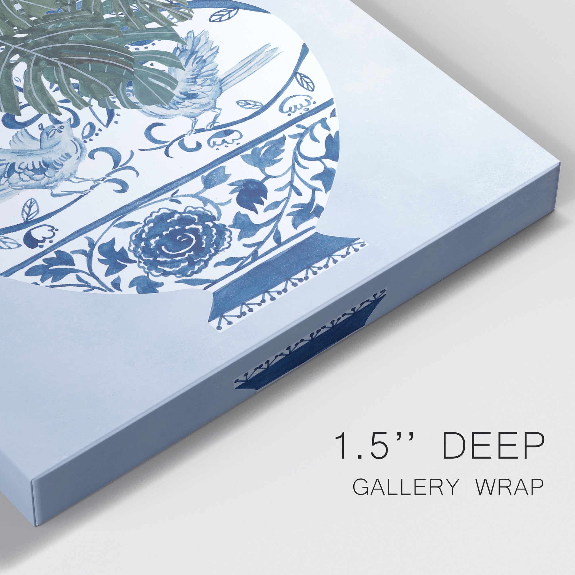 Moonlight Vase II Premium Gallery Wrapped Canvas - Ready to Hang