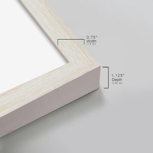 Low Light on Vermillion Premium Framed Print Double Matboard
