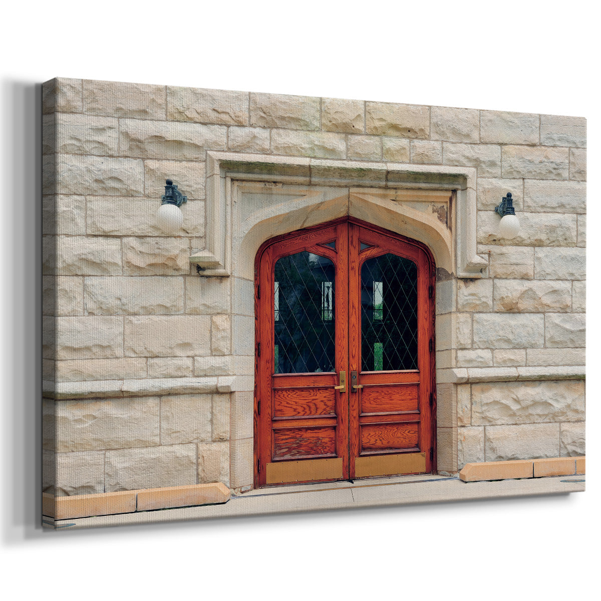 Chicago Watertower Doors - Gallery Wrapped Canvas