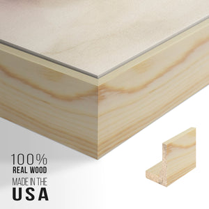 Continuum I - Framed Premium Gallery Wrapped Canvas L Frame - Ready to Hang