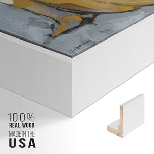 Grey Maiden II - Framed Premium Gallery Wrapped Canvas L Frame - Ready to Hang