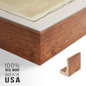 Inner Musing II - Framed Premium Gallery Wrapped Canvas L Frame - Ready to Hang