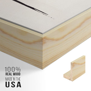 High Style I - Framed Premium Gallery Wrapped Canvas L Frame - Ready to Hang