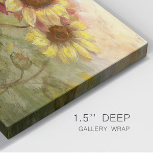 Sunflowers I Premium Gallery Wrapped Canvas - Ready to Hang