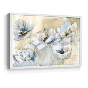 41787,artwork,flowers,floral,painting,modern,decor,home,interior,white,blue,delicate,blossoms,design,nature,still life,aesthetic,elegant,beauty,frame,neutral,soft tones,decor piece,wall art,creativity,inspiration,harmony,fresh,visual,texture,light,contemporary,arrangement,botanical,vivid,outdoors,tranquility,color palette,visual composition,Re-stickable,Plants & Flowers