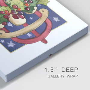 Christmas Sled Premium Gallery Wrapped Canvas - Ready to Hang