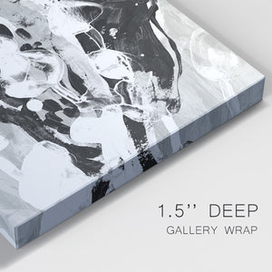 Ocean Inkblot I Premium Gallery Wrapped Canvas - Ready to Hang