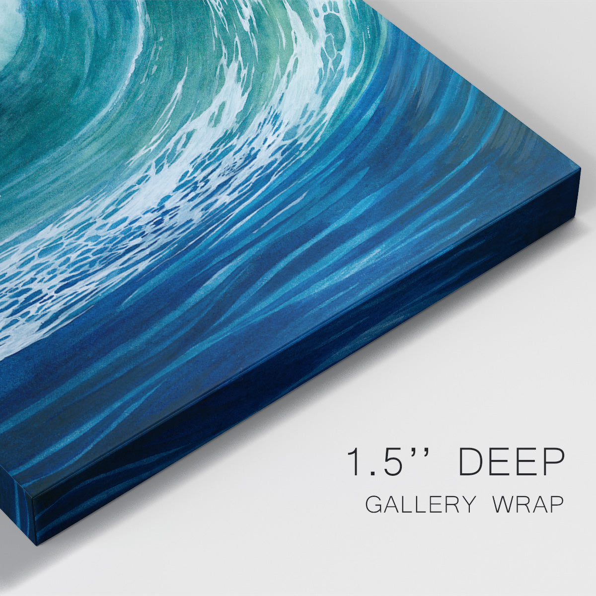 Sea Foam II Premium Gallery Wrapped Canvas - Ready to Hang