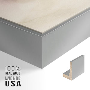 Continuum I - Framed Premium Gallery Wrapped Canvas L Frame - Ready to Hang