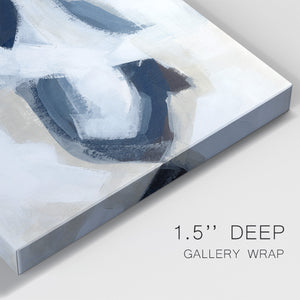 Indigo Imprint I Premium Gallery Wrapped Canvas - Ready to Hang