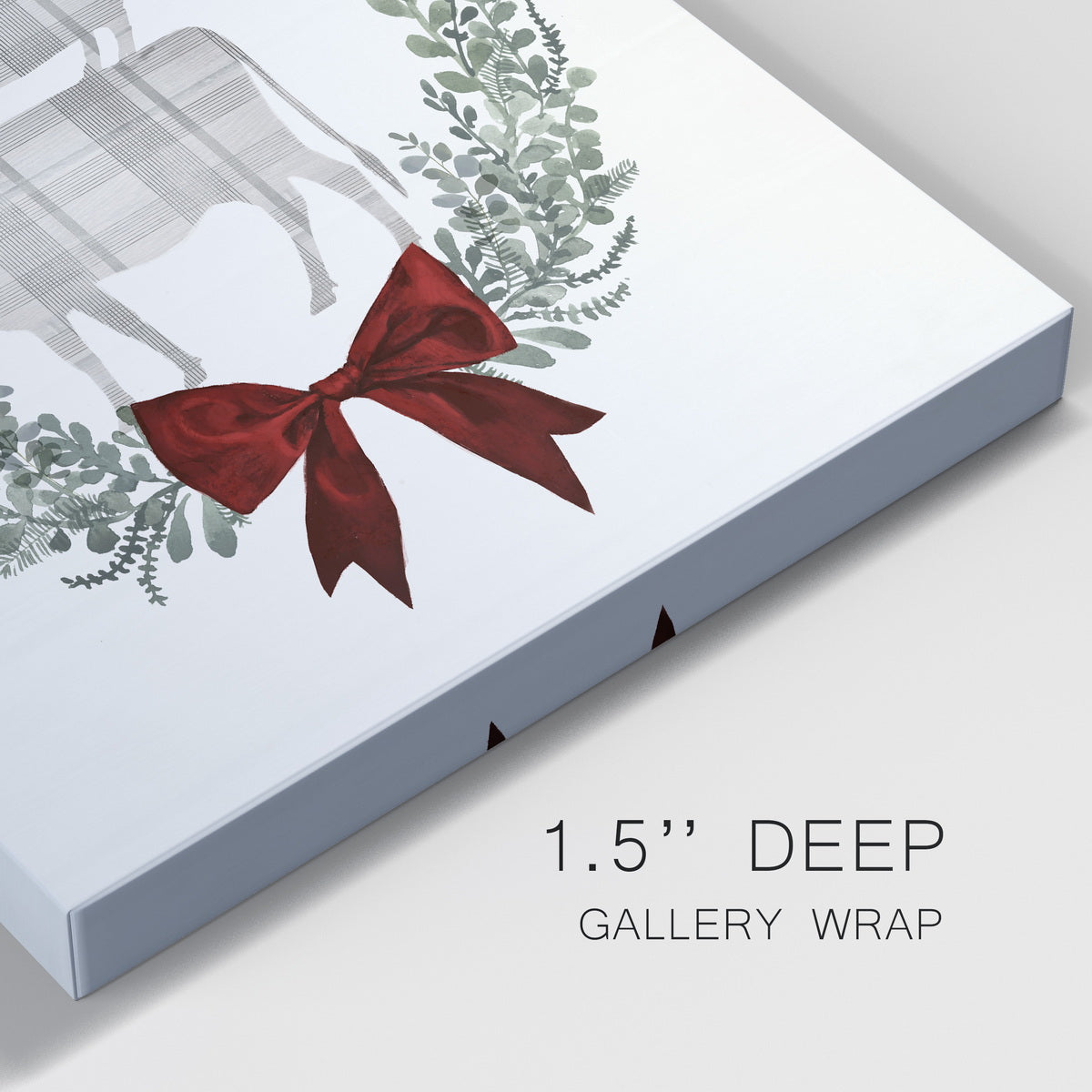 Yuletide Animals II Premium Gallery Wrapped Canvas - Ready to Hang