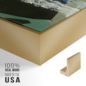 Crossing the Lines - Framed Premium Gallery Wrapped Canvas L Frame - Ready to Hang