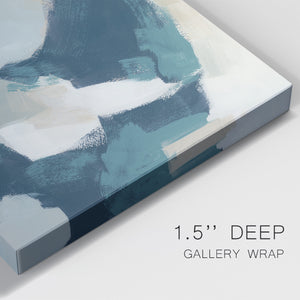 Brushy Blues I - Canvas Art Print