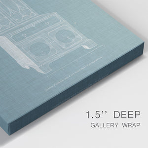 Hepplewhite Desk & Bookcase III - Canvas Art Print
