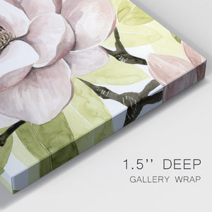 Blush Magnolia II Premium Gallery Wrapped Canvas - Ready to Hang