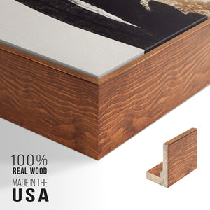 High Style II - Framed Premium Gallery Wrapped Canvas L Frame - Ready to Hang