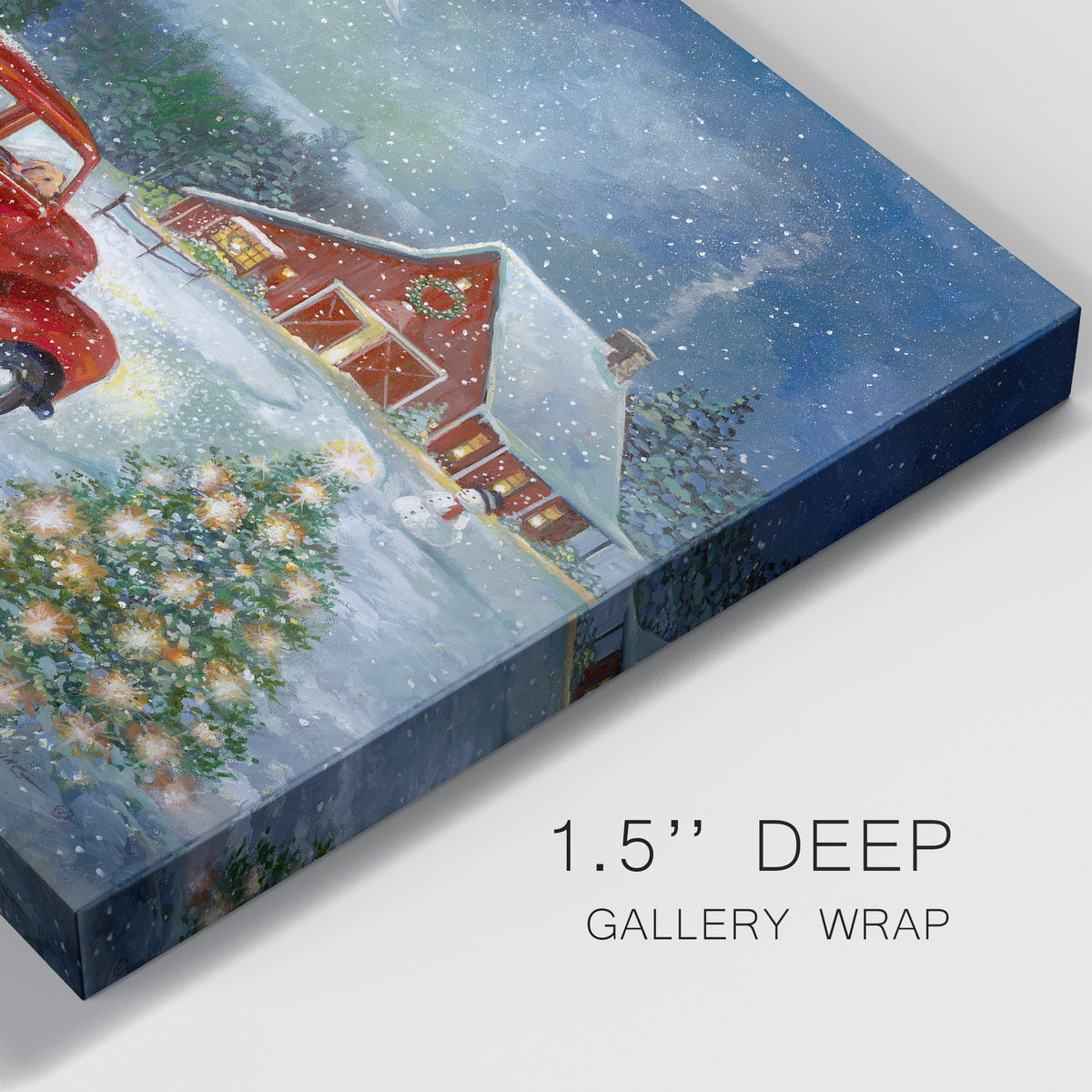 Christmas Delivery - Premium Gallery Wrapped Canvas  - Ready to Hang