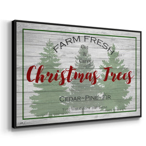 Farm Fresh - Framed Gallery Wrapped Canvas in Floating Frame