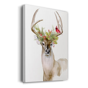 Holiday Deer I - Gallery Wrapped Canvas