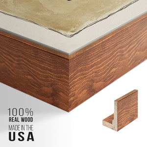 Inner Musing I - Framed Premium Gallery Wrapped Canvas L Frame - Ready to Hang