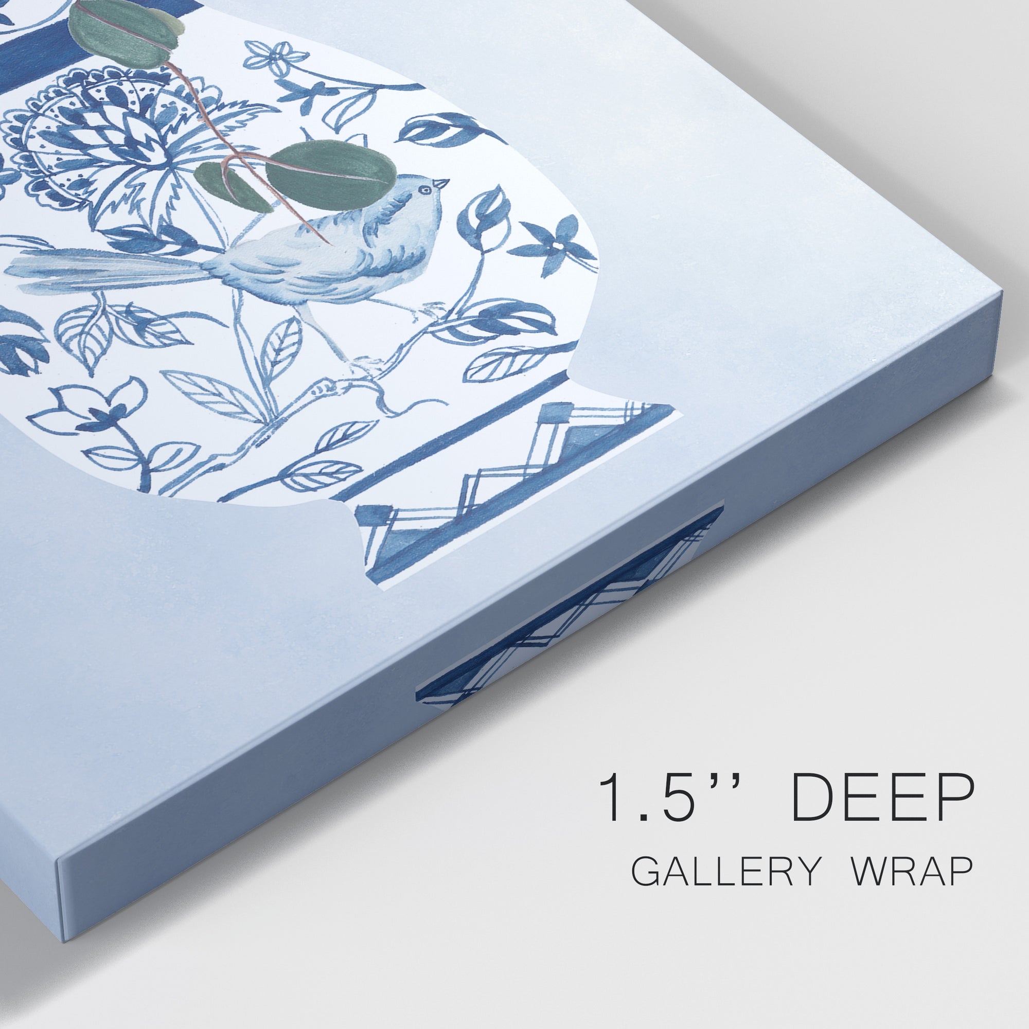 Moonlight Vase IV Premium Gallery Wrapped Canvas - Ready to Hang
