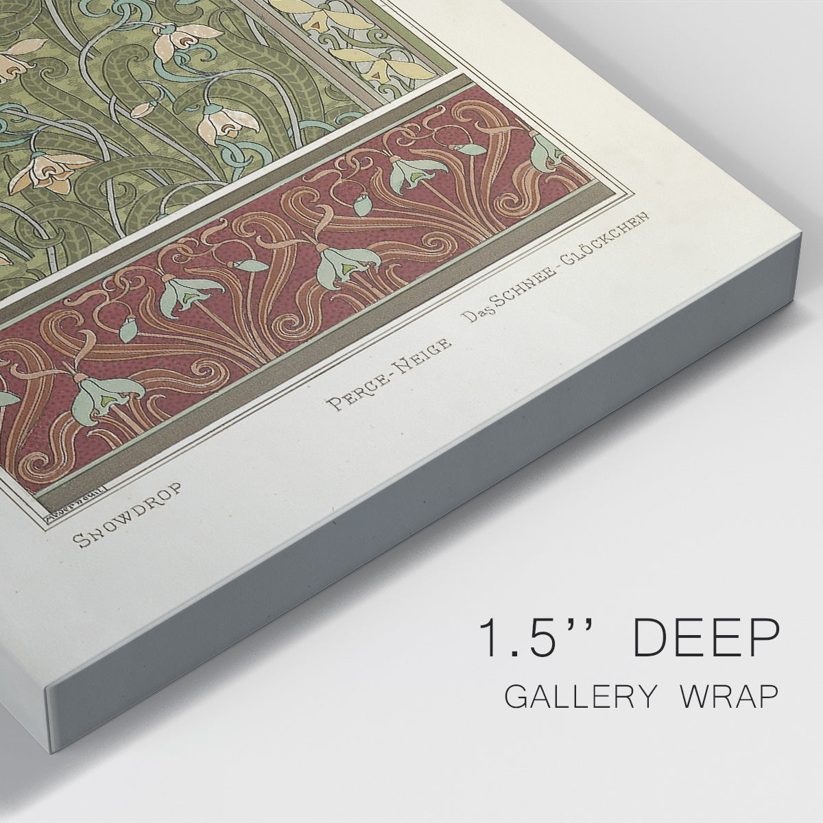 Nouveau Decorative VI Premium Gallery Wrapped Canvas - Ready to Hang