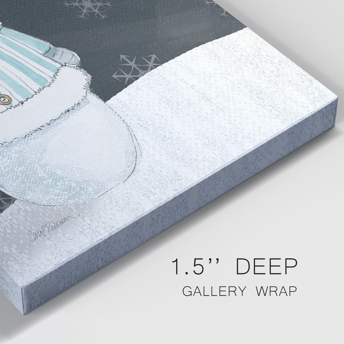 Cold Days Warm Hearts Premium Gallery Wrapped Canvas - Ready to Hang