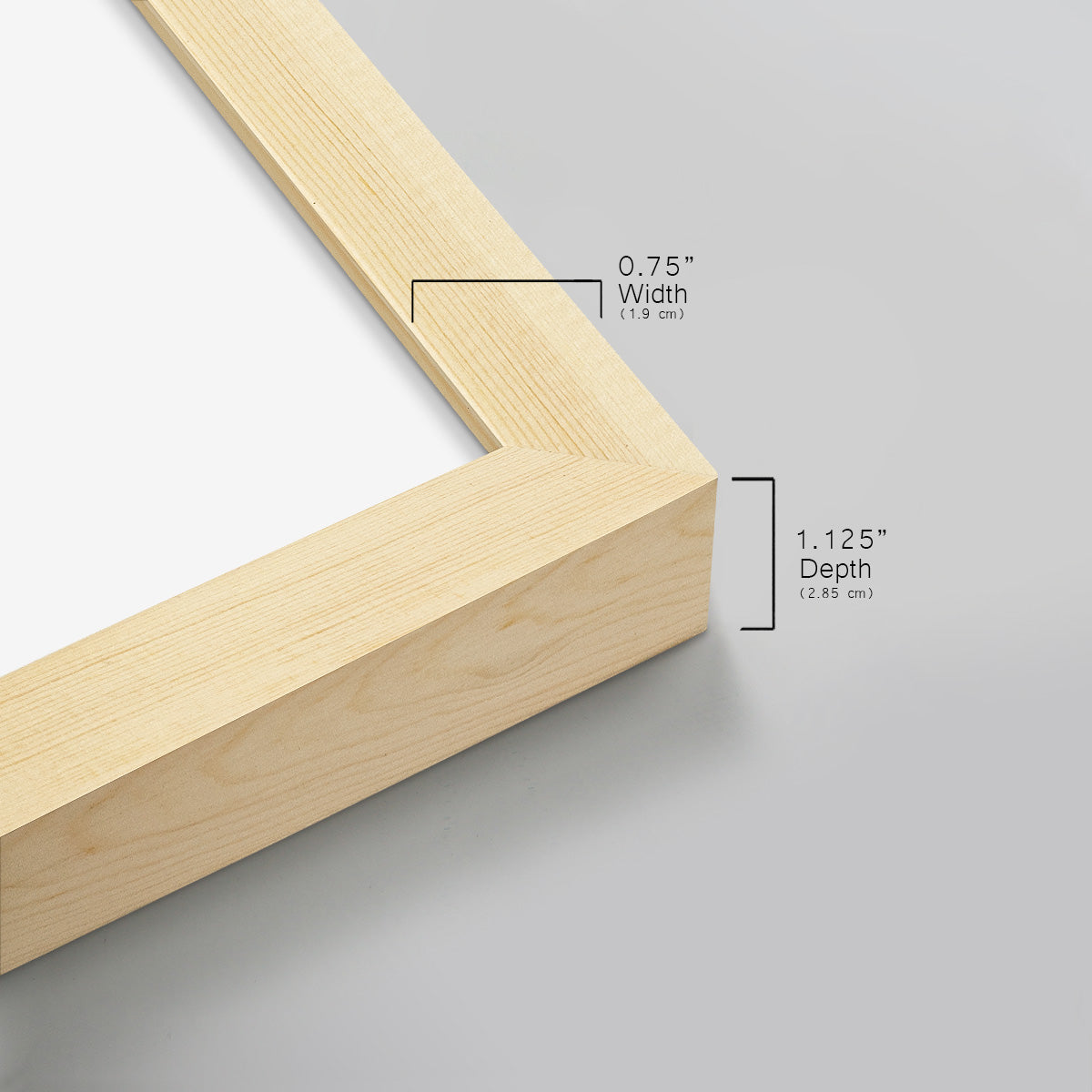 Layered Horizon II Premium Framed Print Double Matboard