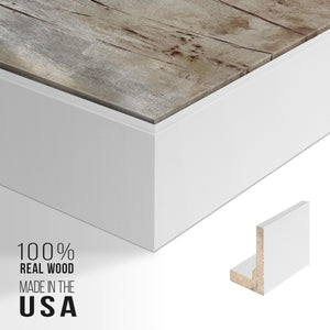 Here today, Gone tomorrow - Framed Premium Gallery Wrapped Canvas L Frame - Ready to Hang