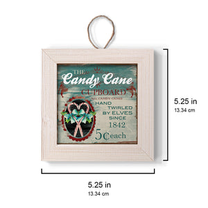 Vintage Ad Candy Canes, Handmade Ornament