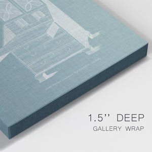 Hepplewhite Desk & Bookcase II - Canvas Art Print
