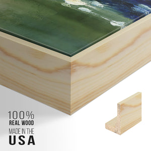 Current Air II - Framed Premium Gallery Wrapped Canvas L Frame - Ready to Hang