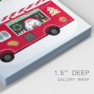 Santa's Foodtruck Collection B - Canvas Art Print
