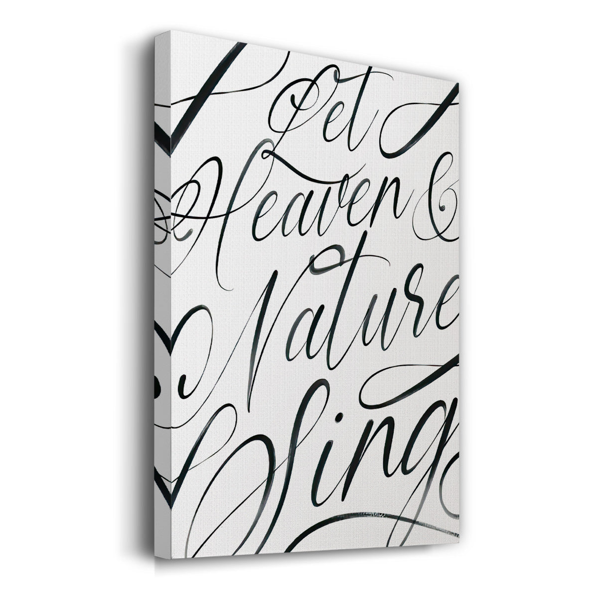 Heaven and Nature - Gallery Wrapped Canvas