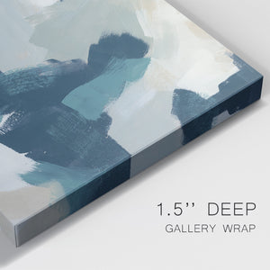 Brushy Blues II - Canvas Art Print