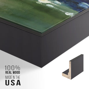 Current Air II - Framed Premium Gallery Wrapped Canvas L Frame - Ready to Hang