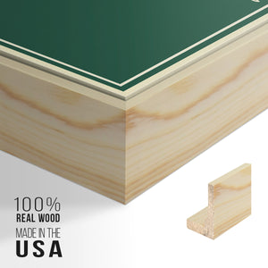 Fig. A: Party - Framed Premium Gallery Wrapped Canvas L Frame - Ready to Hang