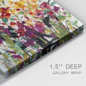 Wildflowers Blooming I Premium Gallery Wrapped Canvas - Ready to Hang