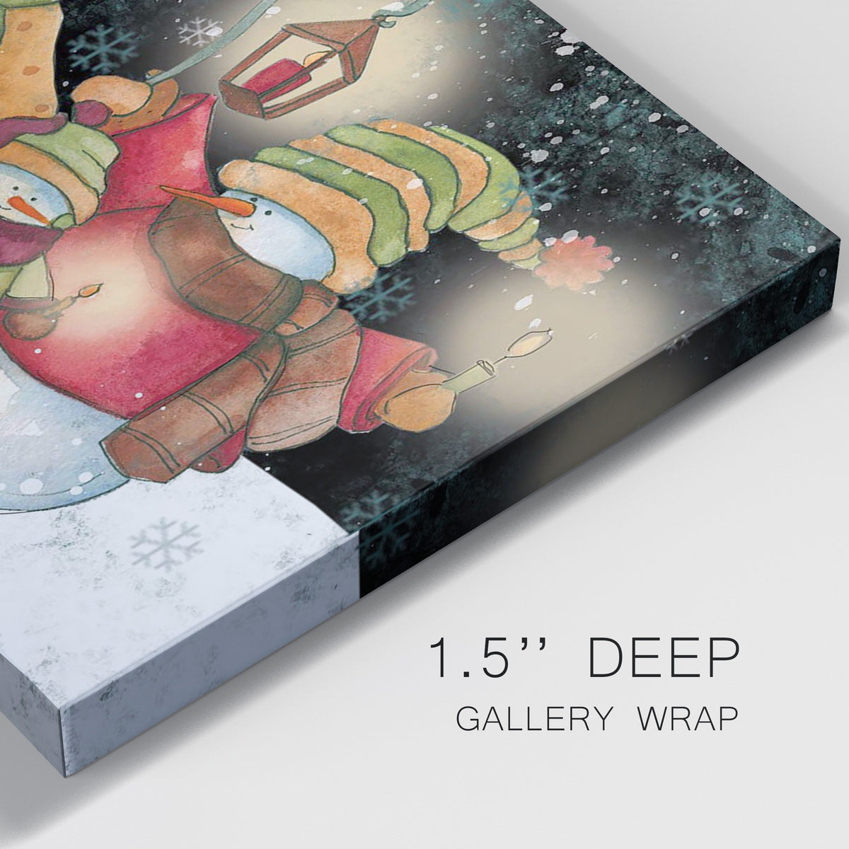 Christmas Lineup Premium Gallery Wrapped Canvas - Ready to Hang