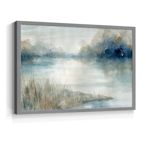 42053,watercolor,landscape,serene,reflection,river,dawn,mist,greenery,tranquility,calm,nature,peaceful,art,brushstrokes,sky,water,scenery,outdoor,riverbank,colors,light,softness,beauty,environment,subtle,composition,texture,stillness,horizon,morning,blue,shades,natural,creative,peacefulness,palette,tranquil,development,Re-stickable,Abstract