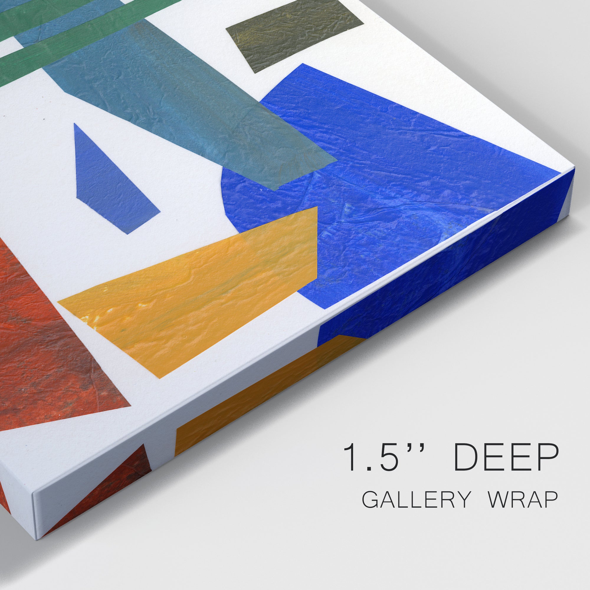 Colorful Shapes IV Premium Gallery Wrapped Canvas - Ready to Hang
