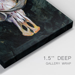 Horned Skull II - Canvas Art Print