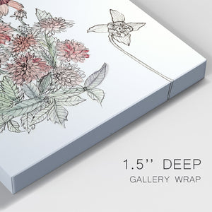 Dahlia Study - Canvas Art Print