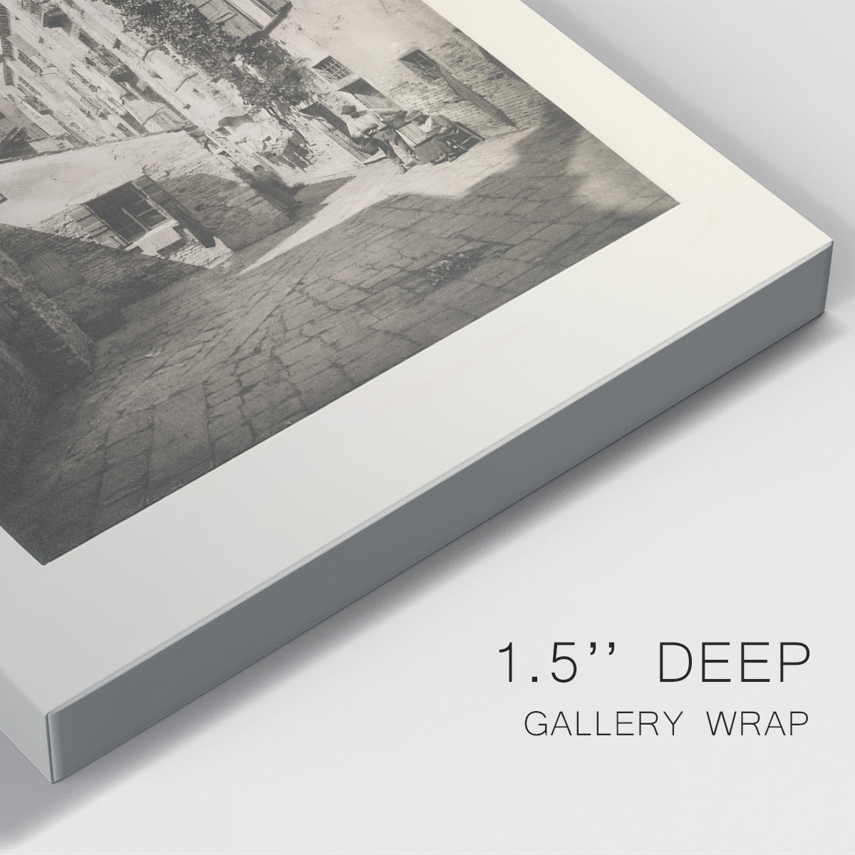 Vintage Views of Venice VIII Premium Gallery Wrapped Canvas - Ready to Hang