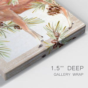 Rustic Barnwood Animals Collection B - Canvas Art Print