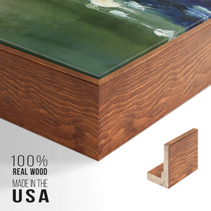 Current Air II - Framed Premium Gallery Wrapped Canvas L Frame - Ready to Hang